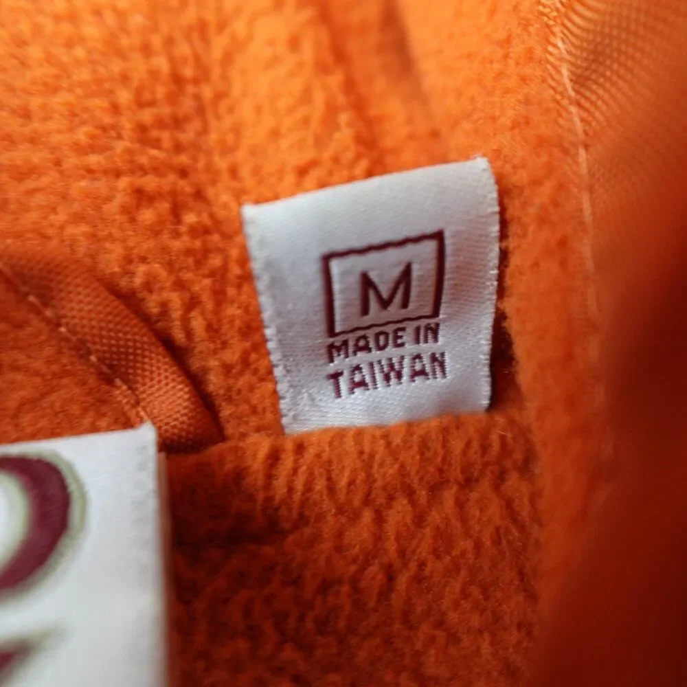 Vintage Texas Longhorns Jacket Men's M Orange White Red Oak Sportswear Hooded